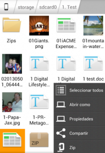 app gestor de ficheros astro android