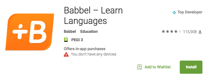 app android babbel