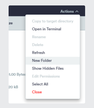 connecting to the server via sftp.