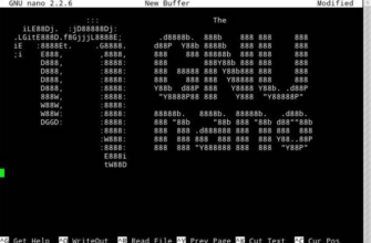 Atajos de teclado del editor de texto Nano